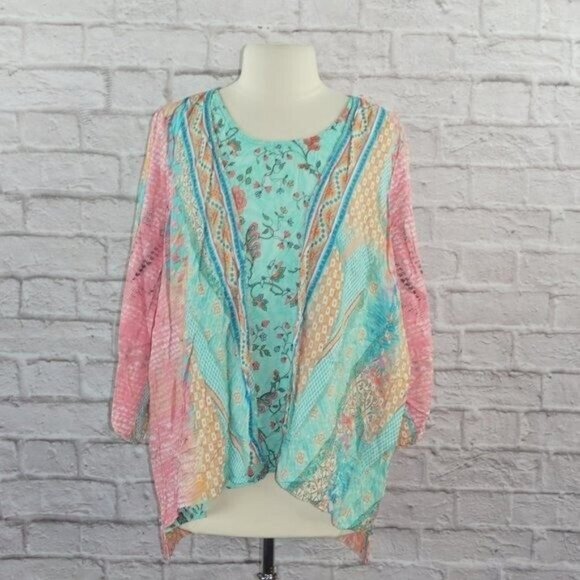 Anthropologie Tolani Floral Top 1x - Picture 1 of 8